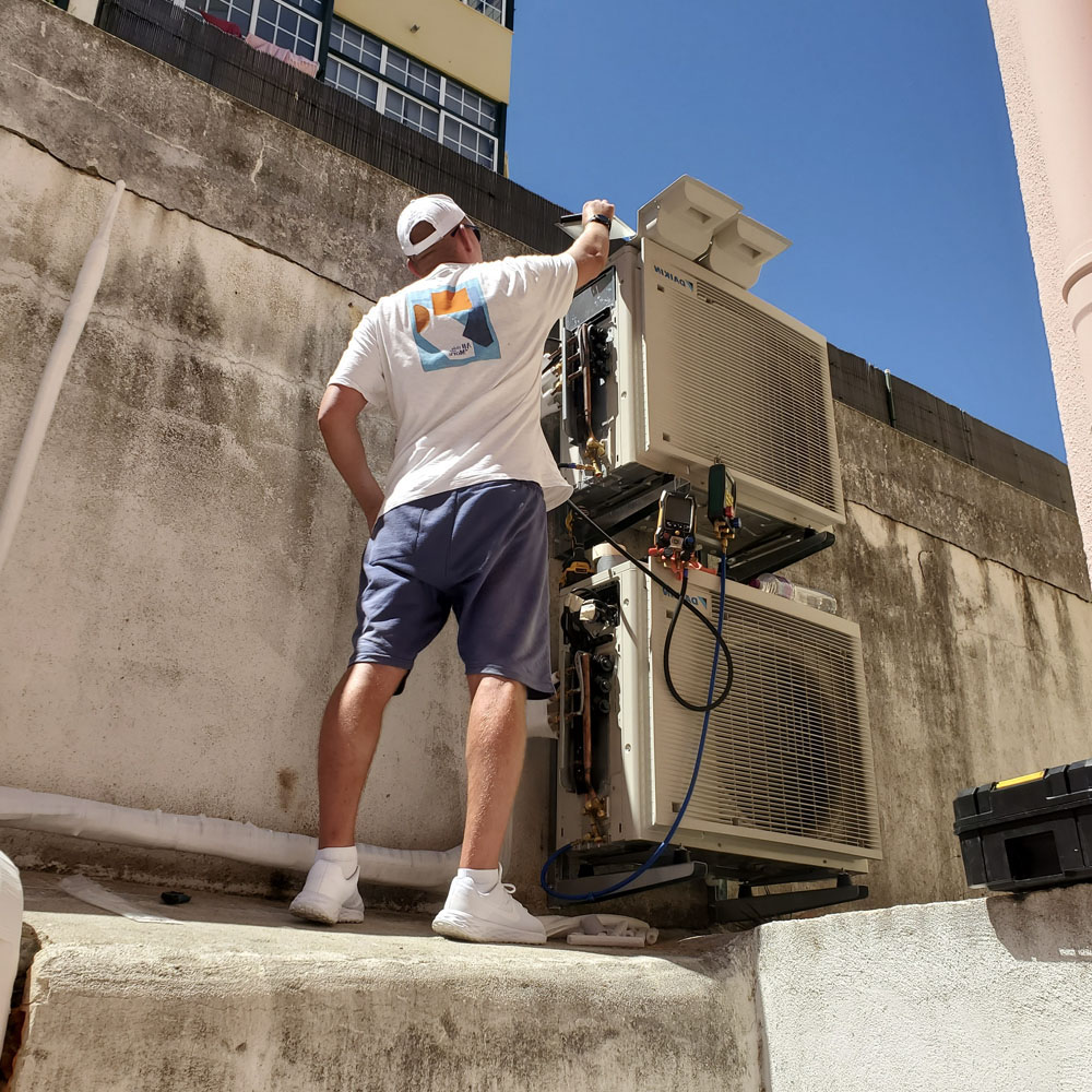 Daikin 2x6 multisplit system installation